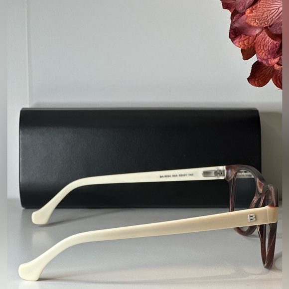 Balenciaga Brown and Cream Glasses - Picture 3 of 6